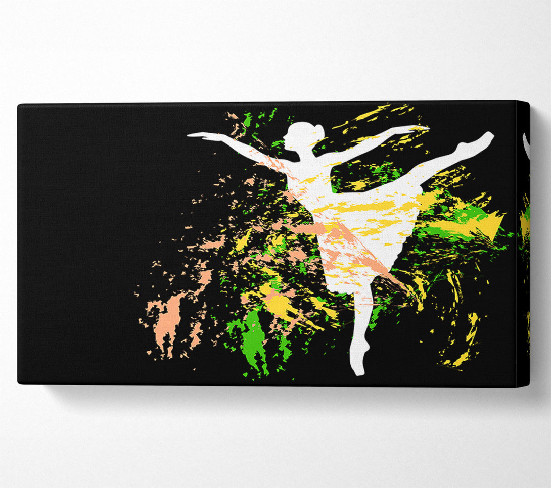  A Canvas Print of Rainbow Ballerina 3 Canvas Wall Art