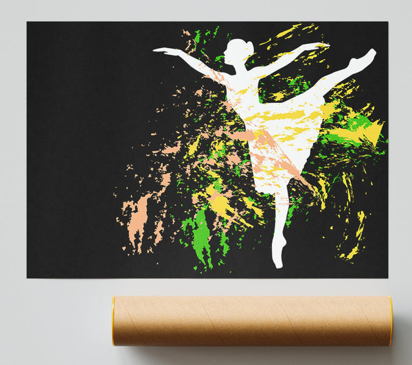Rainbow Ballerina 3 Print