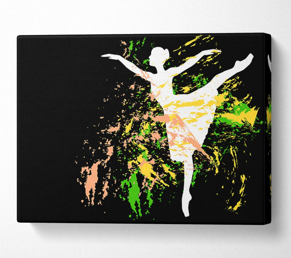  A Canvas Print of Rainbow Ballerina 3 Canvas Wall Art