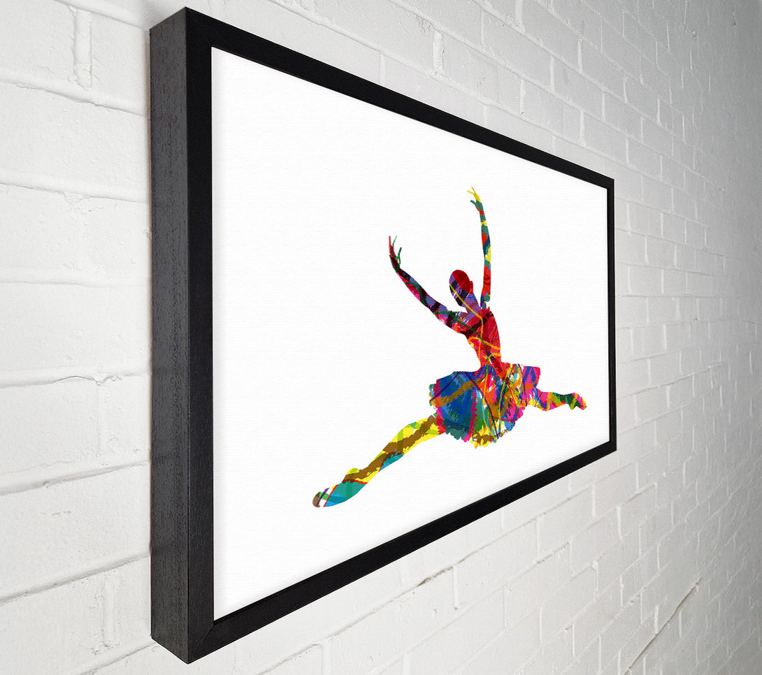  A Canvas Print of Rainbow Ballerina 2 Canvas Art