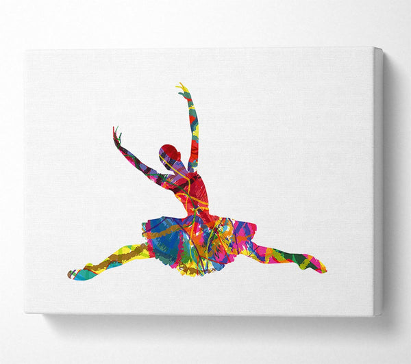  A Canvas Print of Rainbow Ballerina 2 Canvas Art