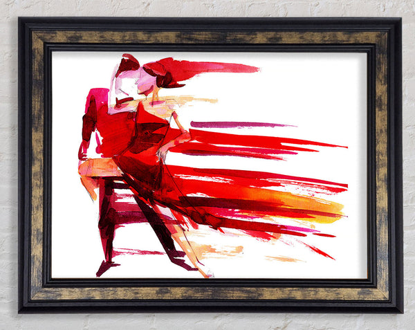 Salsa 4 Framed Print