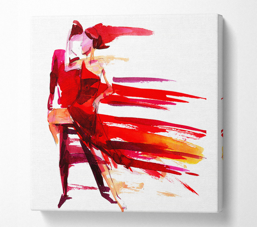  A Canvas Print of Salsa 4 Canvas Print