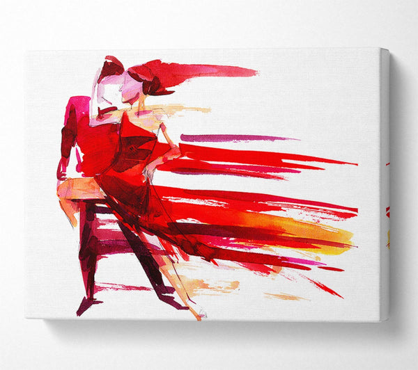  A Canvas Print of Salsa 4 Canvas Print