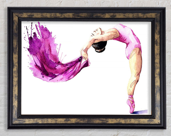 Pink Ballerina 2 Framed Print