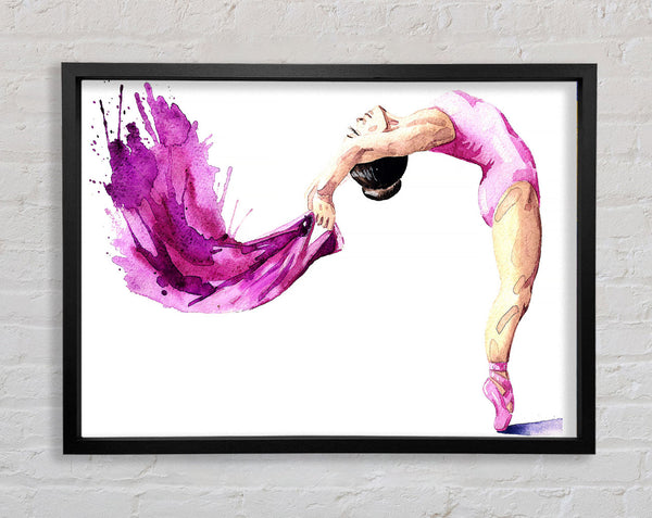 Pink Ballerina 2 Framed Print
