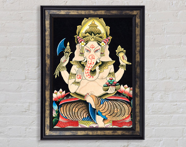Hindu God Ganesha 2 Framed Print