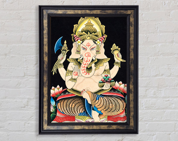 Hindu God Ganesha 2 Framed Print