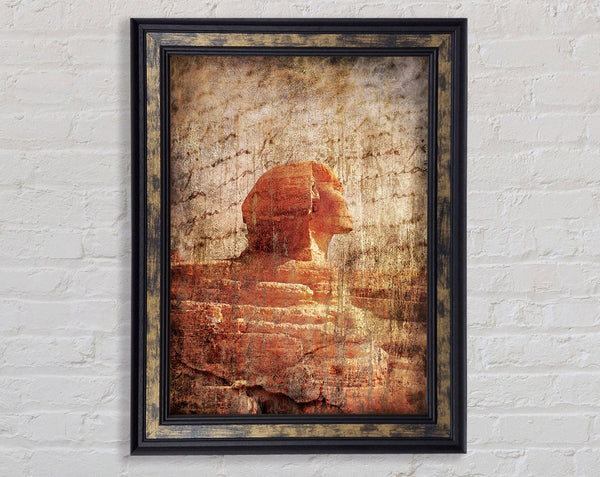 Egyptian Great Sphinx Of Giza 1 Framed Print