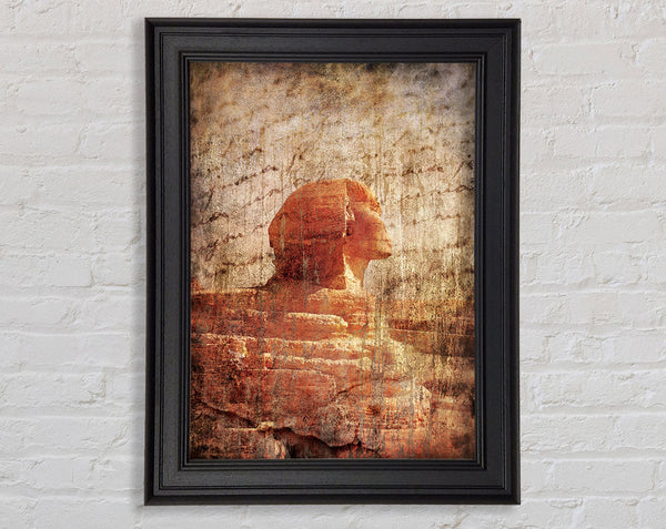 Egyptian Great Sphinx Of Giza 1 Framed Print