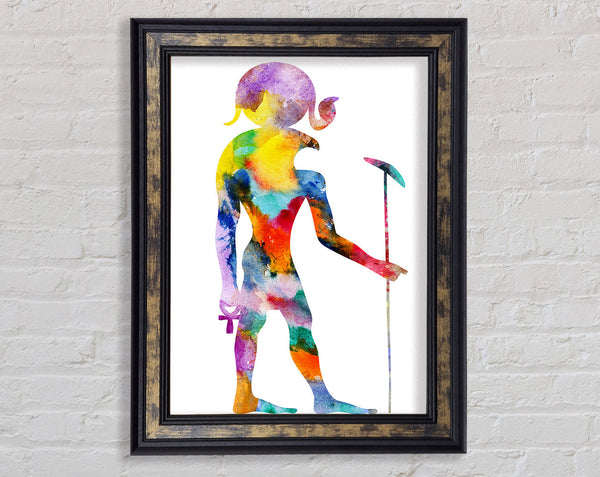 Egyptian God Horus Framed Print