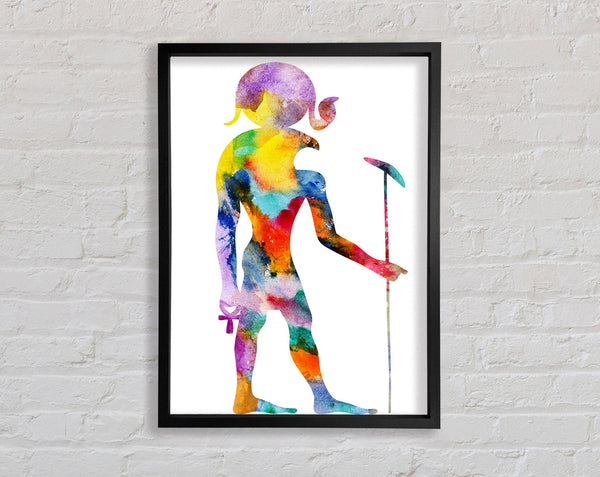 Egyptian God Horus Framed Print