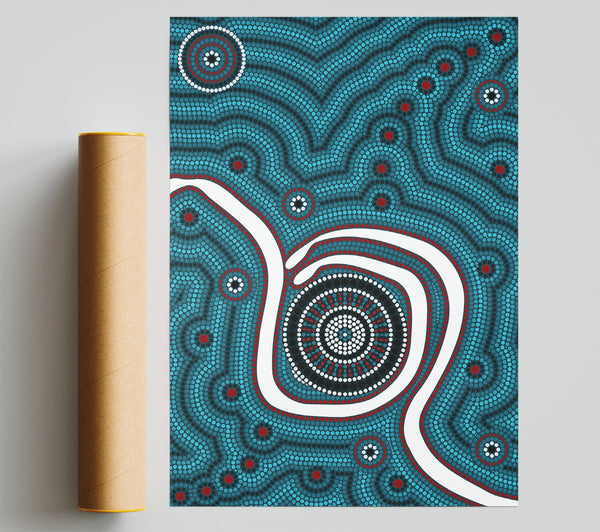 Aboriginal Pattern 1 Print
