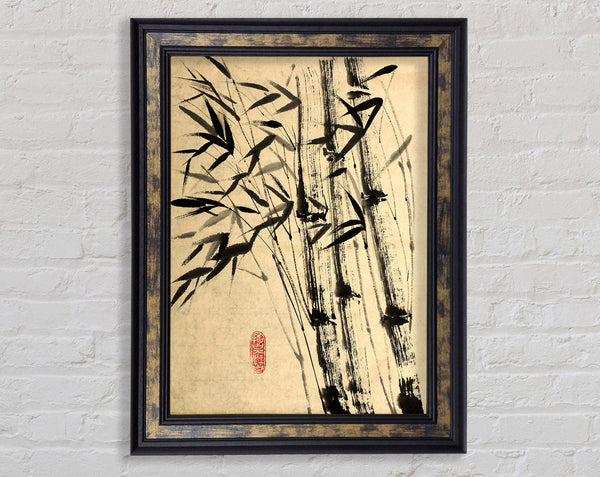 Chinese Bamboo 3 Framed Print