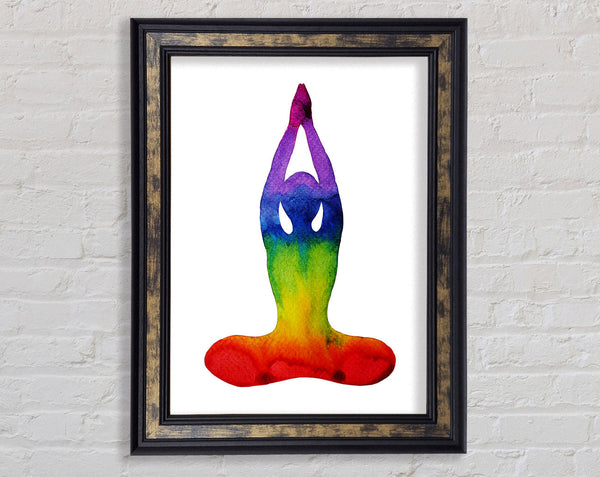 Chakra Colours 1 Framed Print