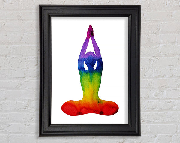 Chakra Colours 1 Framed Print