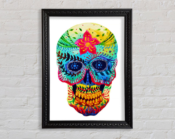 Mexican Skull 1 Framed Print