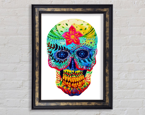 Mexican Skull 1 Framed Print