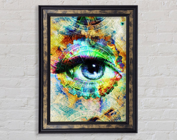 Eye Of Times Framed Print