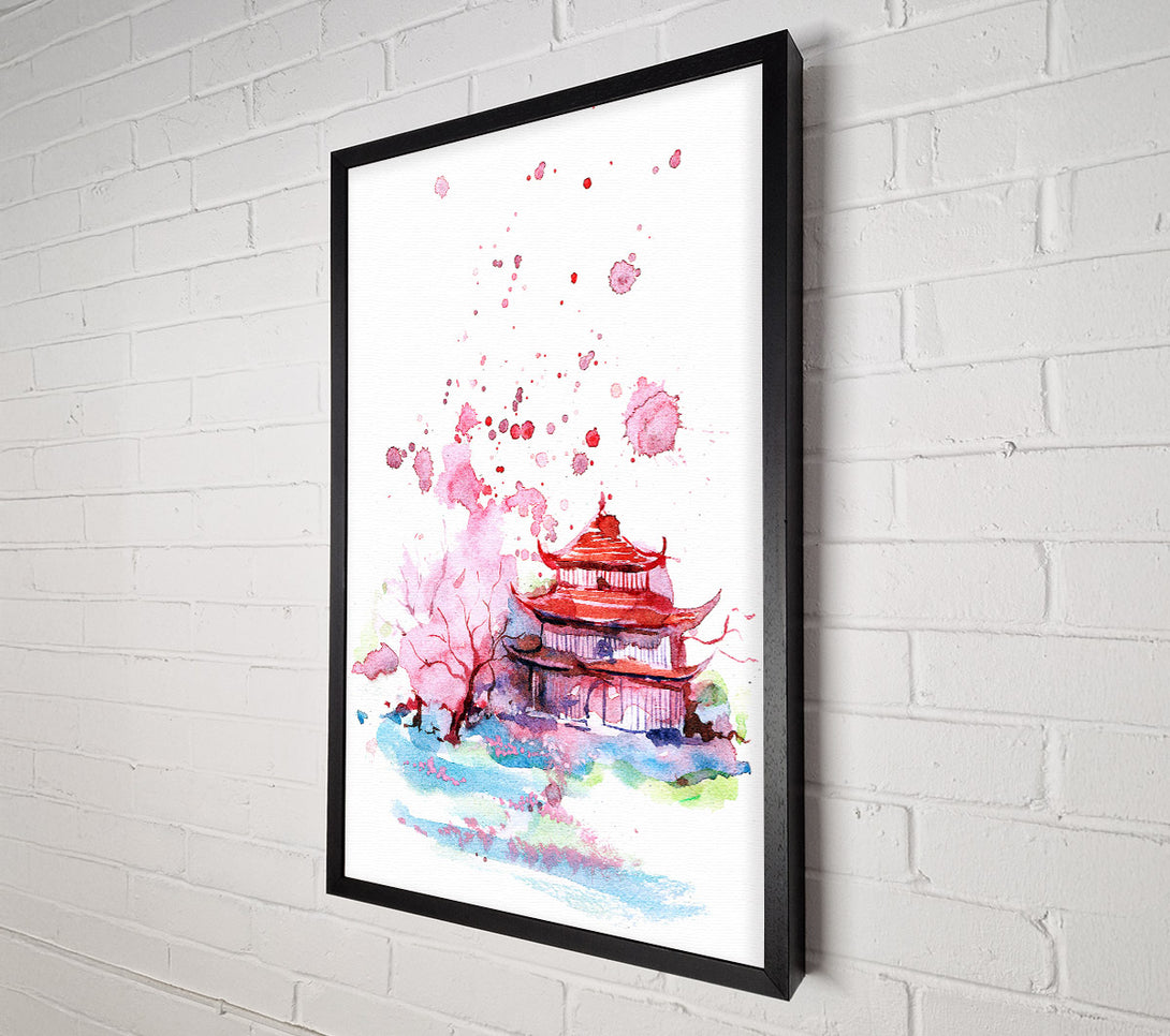  A Canvas Print of Chinese Watercolour Canvas Art