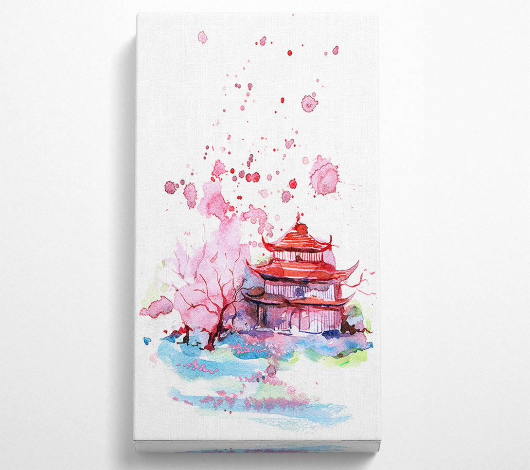  A Canvas Print of Chinese Watercolour Canvas Art