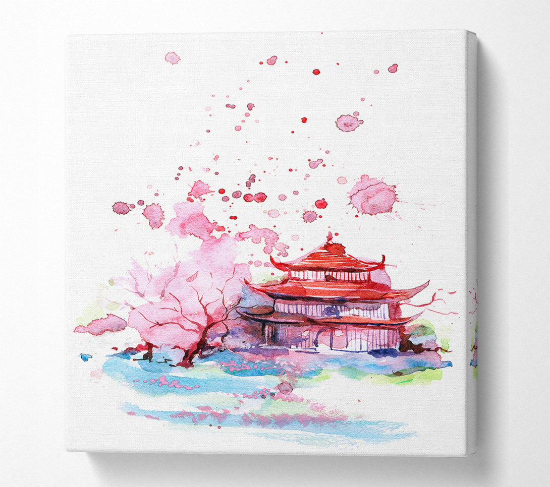  A Canvas Print of Chinese Watercolour Canvas Art