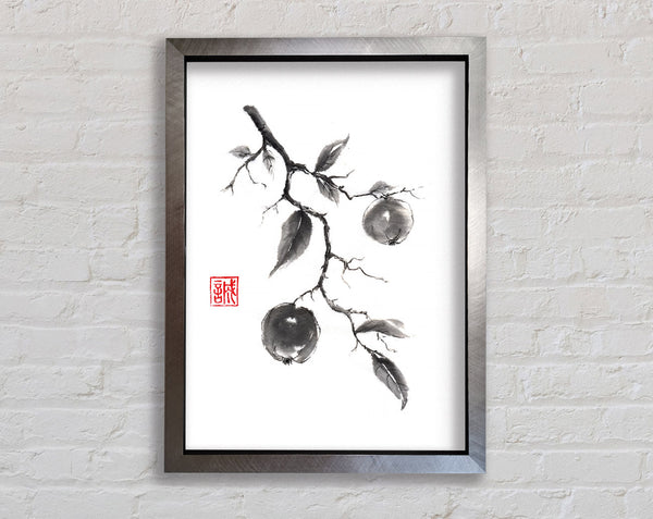 Japanese Leaves Framed Print