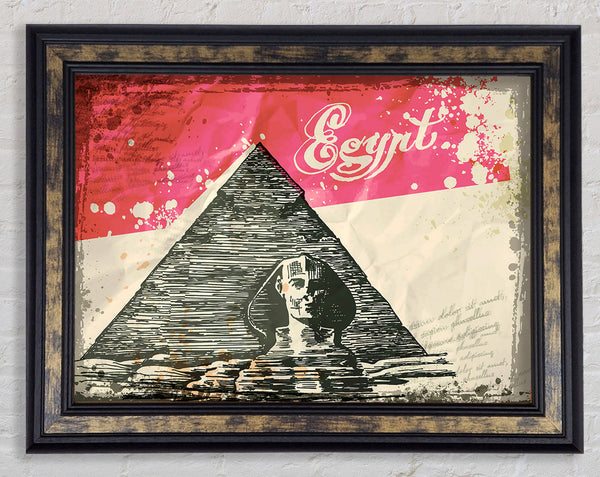 Egyptian Pyramids 6 Framed Print
