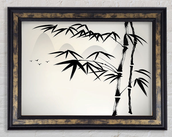 Chinese Bamboo 1 Framed Print