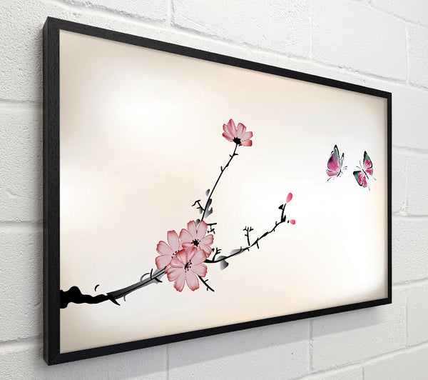 Chinese Cherry Blossom Butterflies