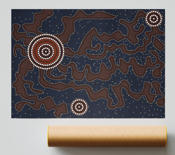 Aboriginal Pattern 3 Print