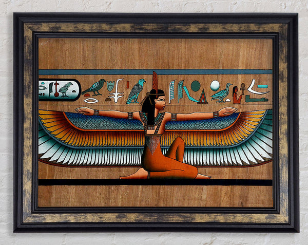 Egyptian Wings 1 Framed Print