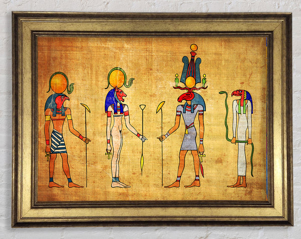 Egyptian Gods 4 Framed Print