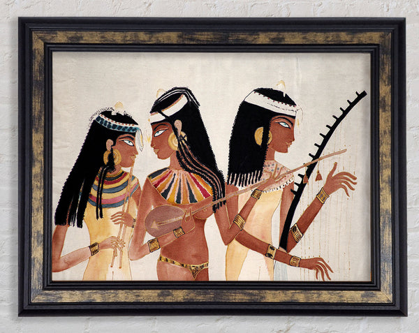 Red Indian Women Framed Print
