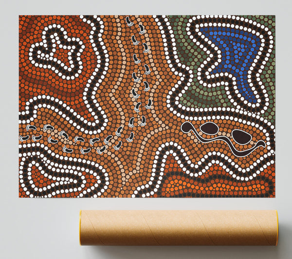 Aboriginal Pattern 5 Giclee Print
