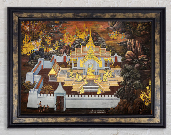 Indian Temple Framed Print