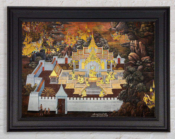 Indian Temple Framed Print