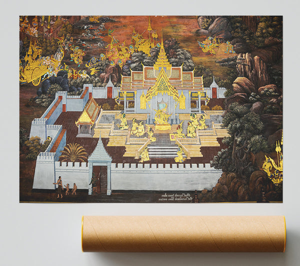 Indian Temple Giclee Print