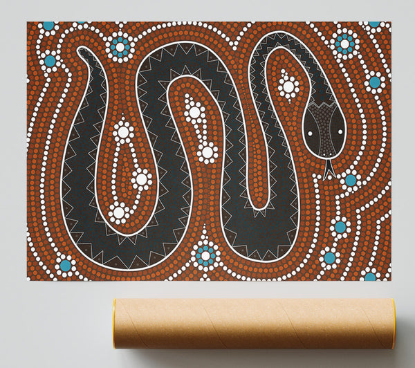 Aboriginal Pattern 6 Print