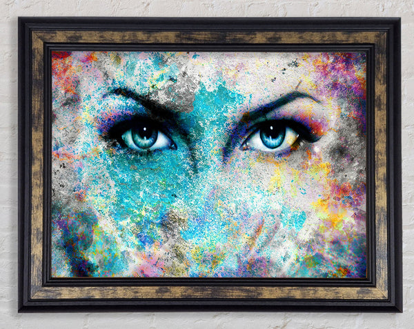 Eyes Of The World Framed Print