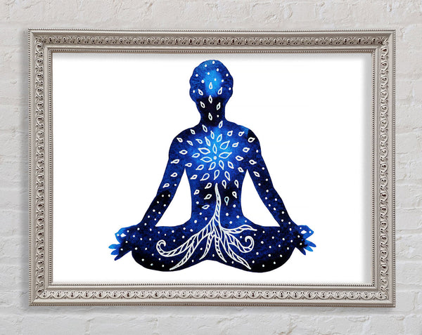 Meditation Root Of The Tree Framed Print