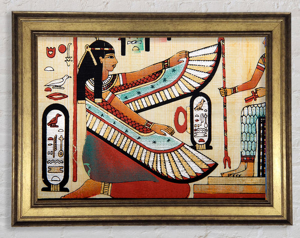 Egyptian Wings Framed Print