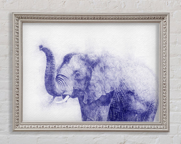 Beautiful Indian Elephant Framed Print