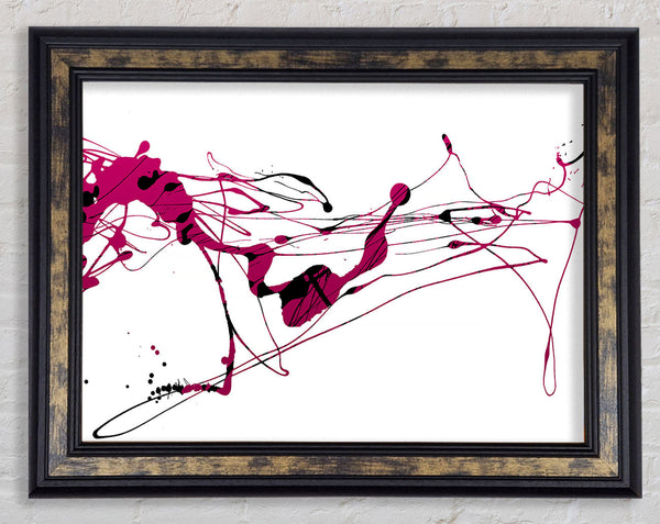Movement Of PinkAb Framed Print