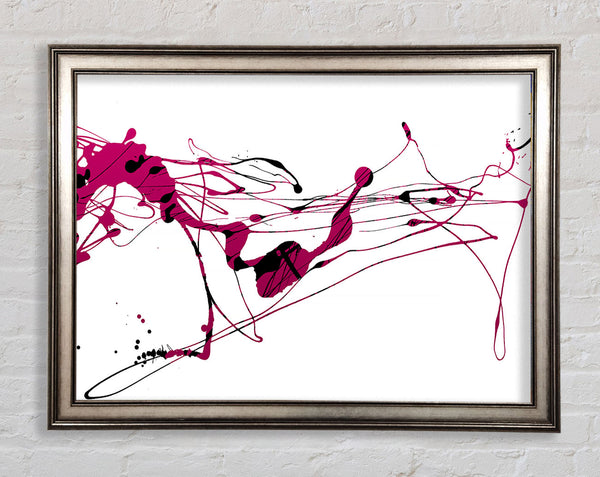 Movement Of PinkAb Framed Print