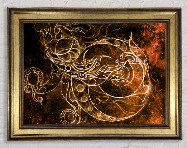 Dragon Of The Skies Framed Print