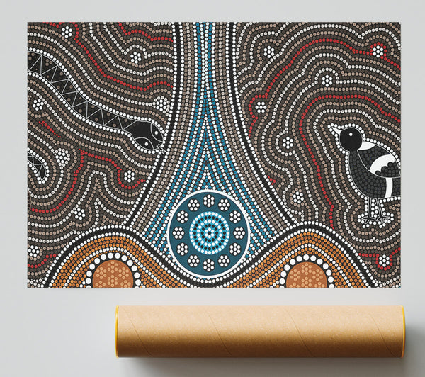 Aboriginal Pattern 8 Print