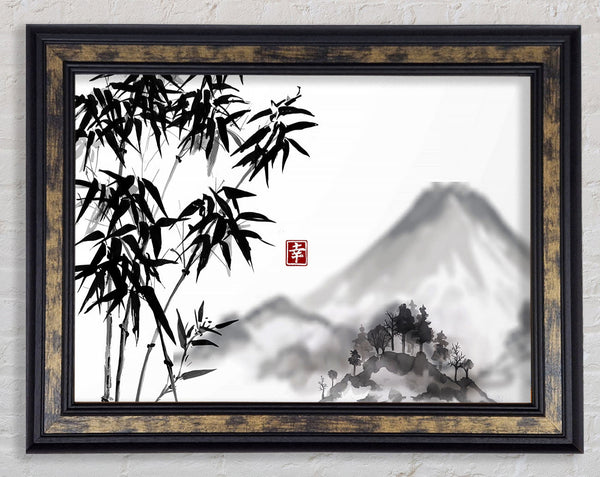 East Asia Bamboo Framed Print