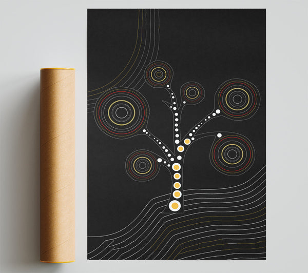 Aboriginal Tree 2 Giclee Print