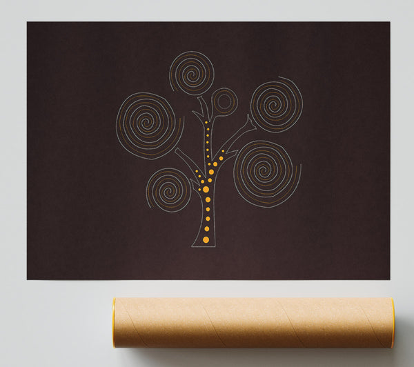 Aboriginal Tree 3 Poster